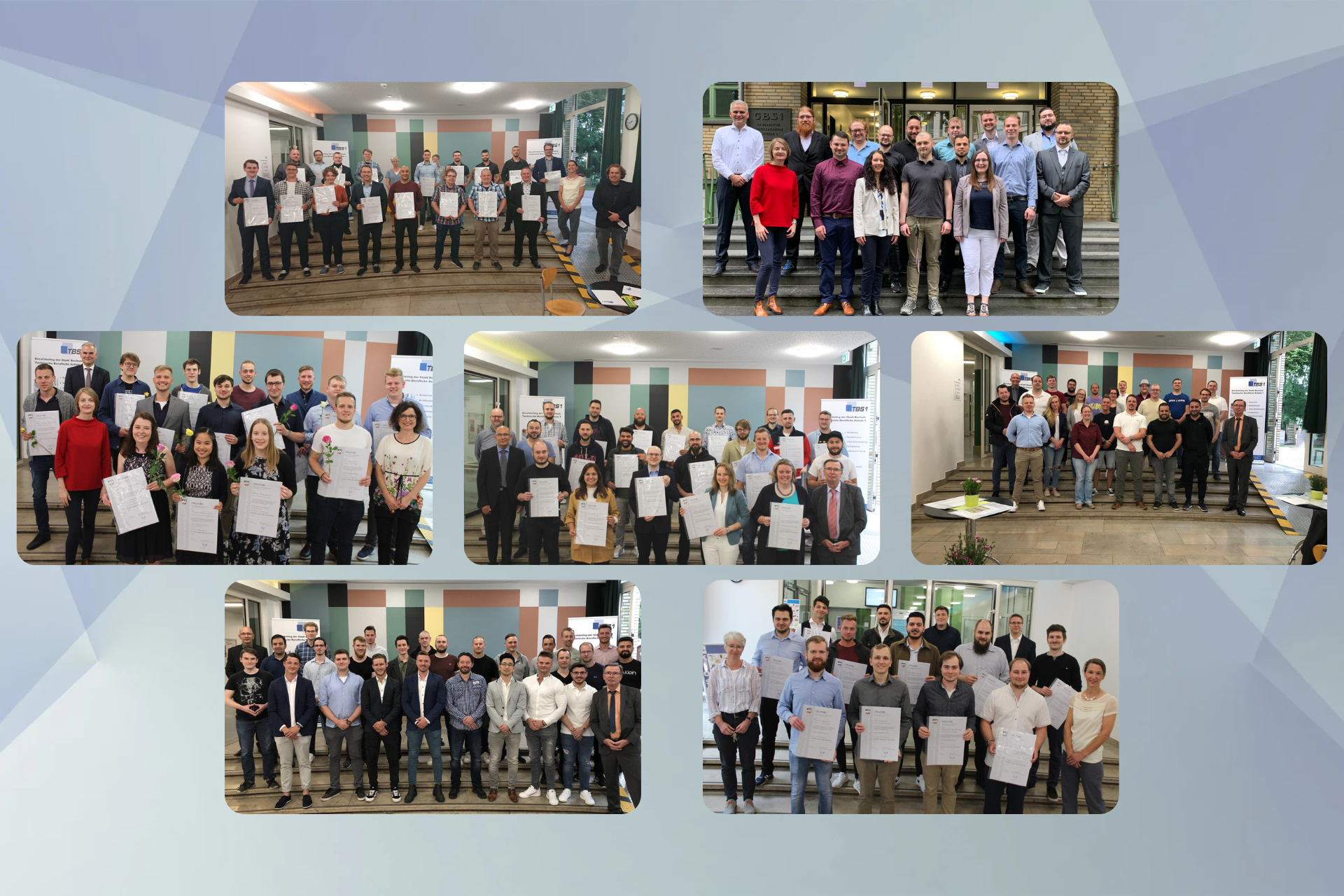 Mehr über den Artikel erfahren Berufliche Weiterbildung: 135 bauen ihren Techniker an der TBS 1